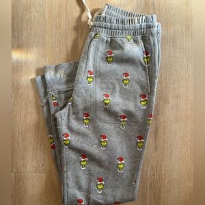 AE Men’s Grinch PJ Jogger Pants XS NWT
